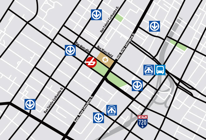 carte du centre vile